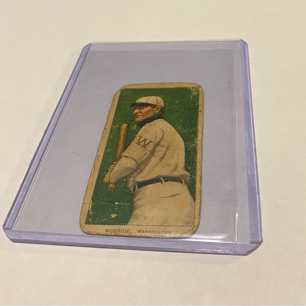 George McBride 1909 Piedmont 350 Tobacco Card Vintage Collectible